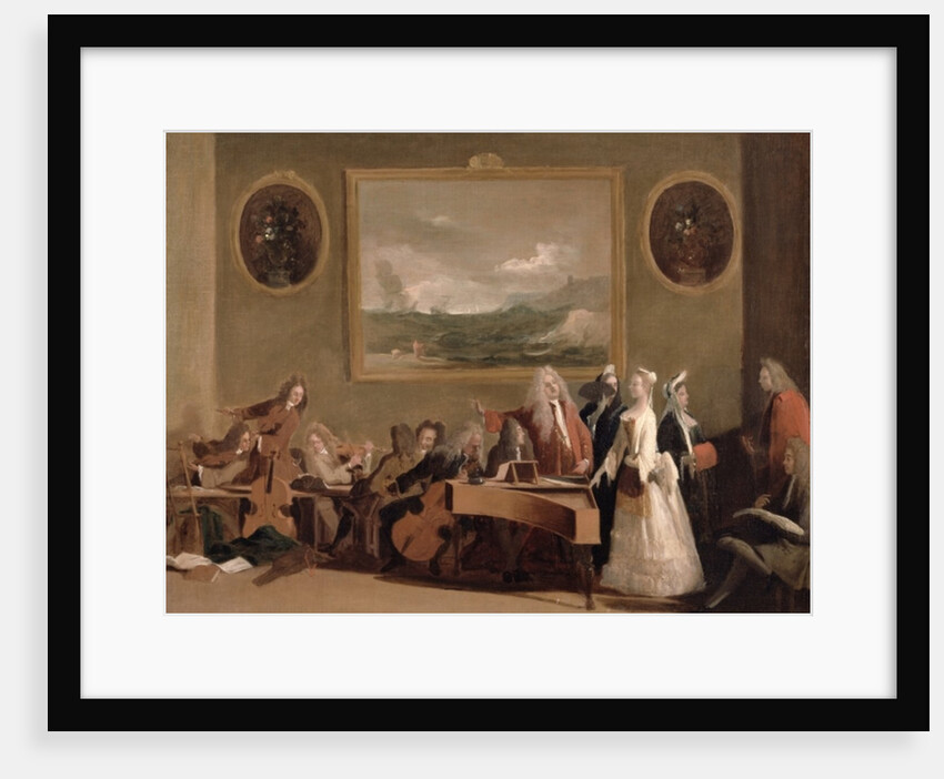 Rehearsal of an Opera, c.1709 by Marco Ricci