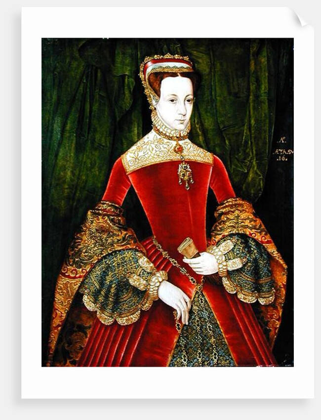 Portrait of a Woman, aged 16, previously identified as Mary Fitzalan, Duchess of Norfolk, 1565 by Hans Eworth or Ewoutsz