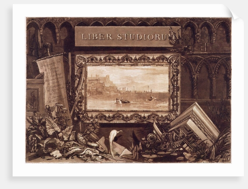 Frontispiece to 'Liber Studiorum' by Joseph Mallord William Turner