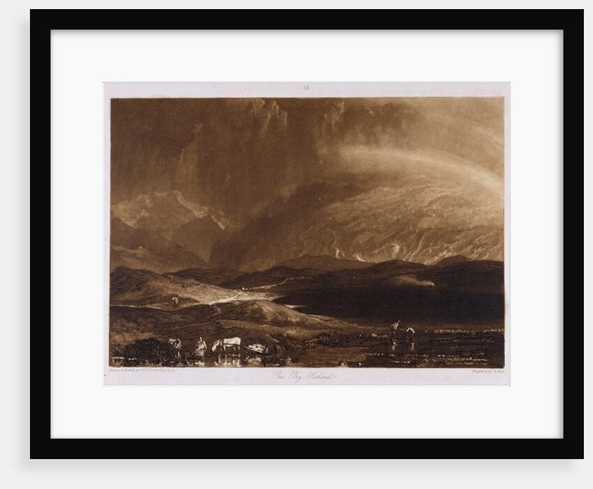 Peat Bog, Scotland by Joseph Mallord William (after) Turner