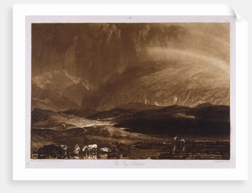 Peat Bog, Scotland by Joseph Mallord William (after) Turner