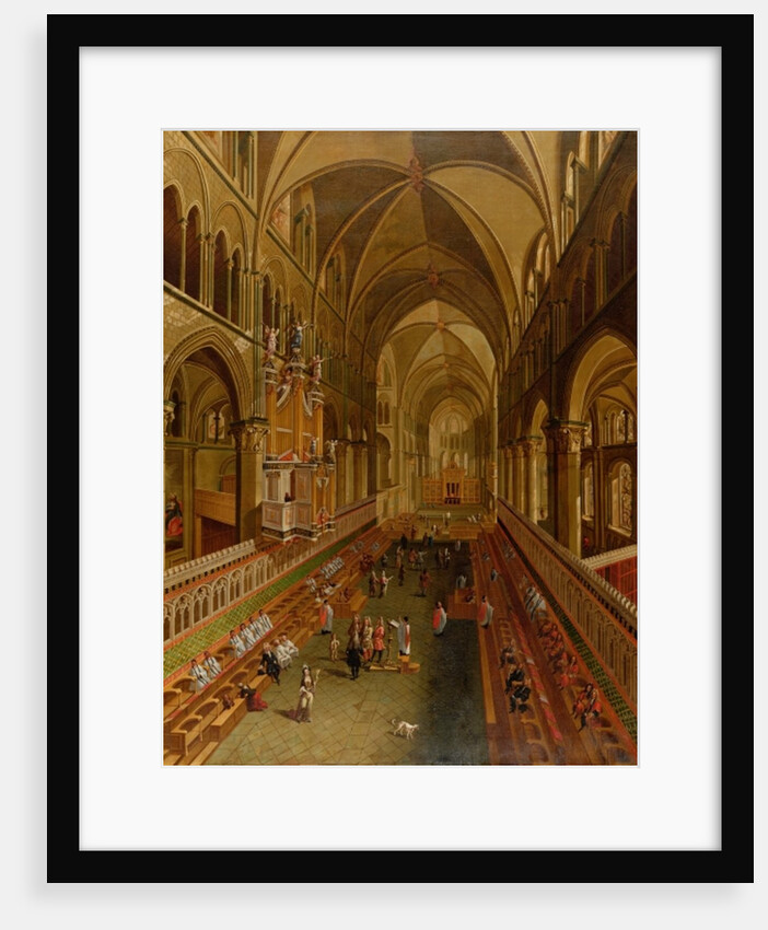Interior of Canterbury Cathedral, c.1675-1700 by English School