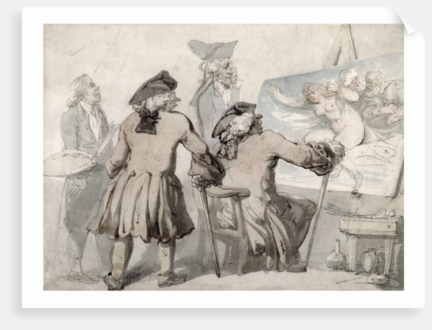 The Connoisseurs, c.1790 by Thomas Rowlandson