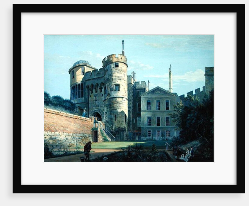 The Norman Gate and Deputy Governor's House by Paul Sandby