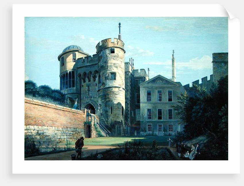 The Norman Gate and Deputy Governor's House by Paul Sandby