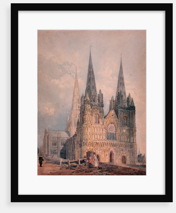 Lichfield Cathedral, Staffordshire, 1794 by Thomas Girtin
