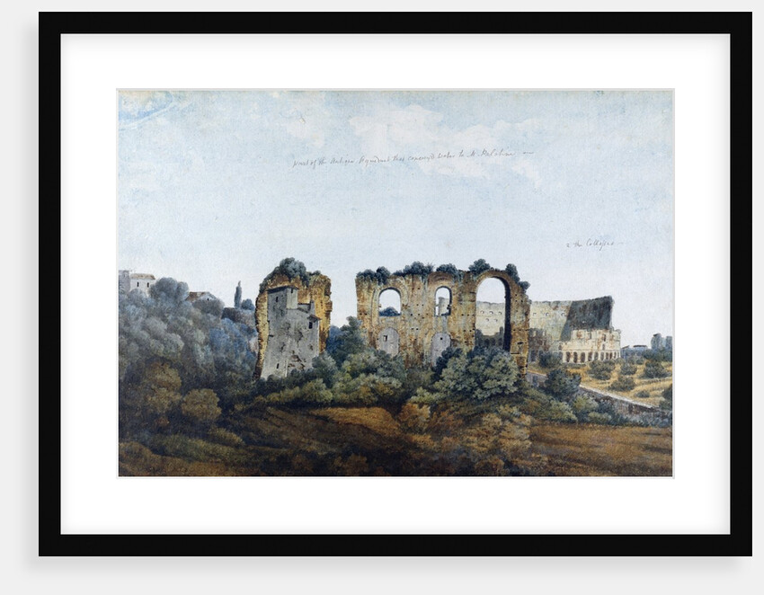 The Claudean Aqueduct and Colosseum, 1778 by Thomas Jones