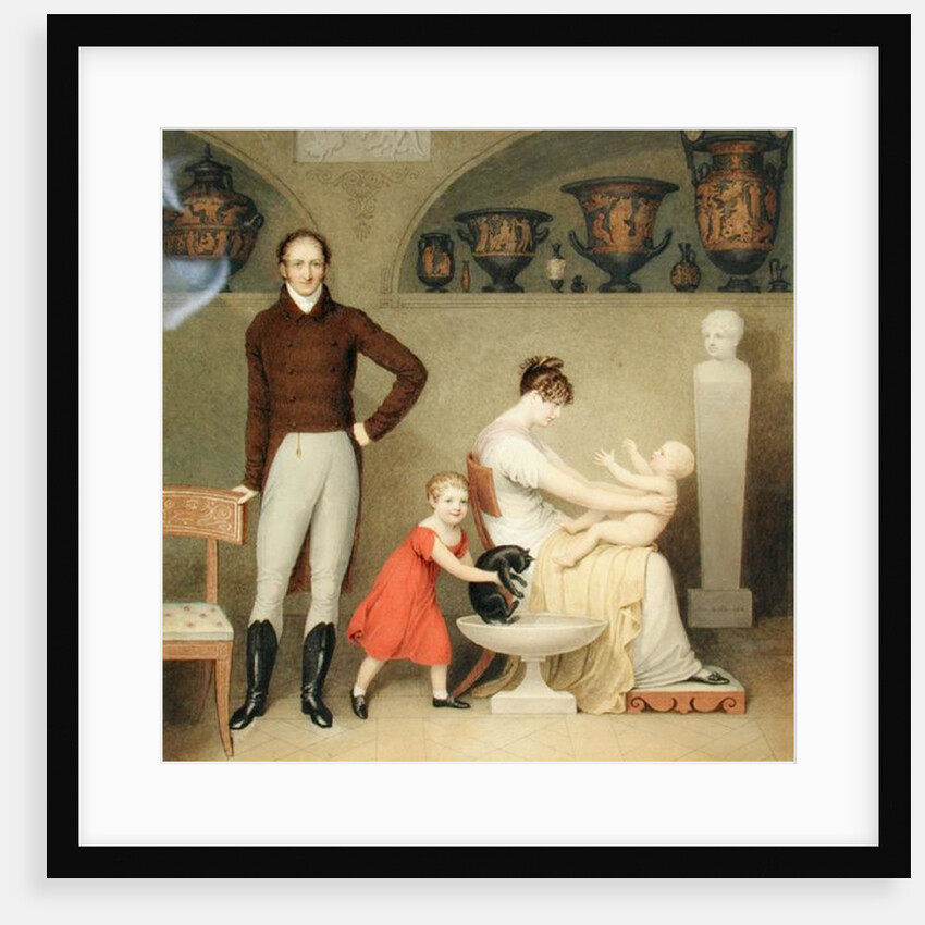 The Artist and his Family, 1813 by Adam Buck