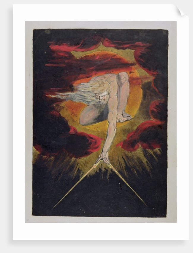 Frontispiece from 'Europe. A Prophecy', 1794 by William Blake