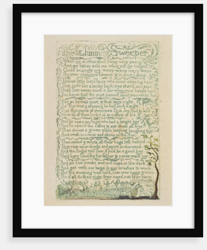 The Chimney Sweeper by William Blake