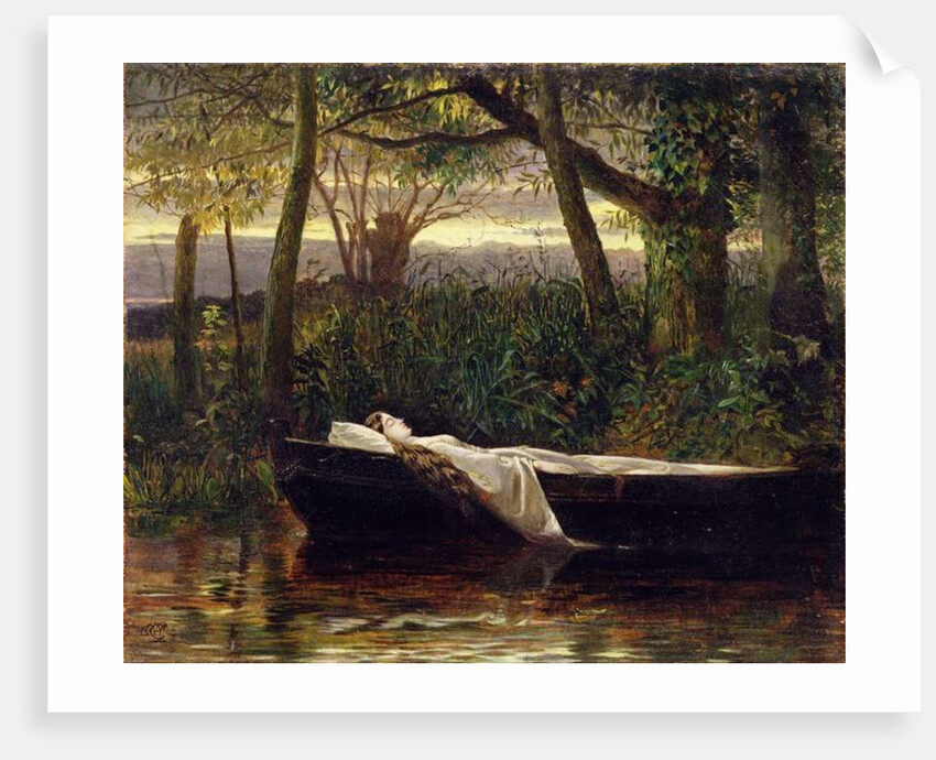 The Lady of Shalott, 1862 by Walter Crane