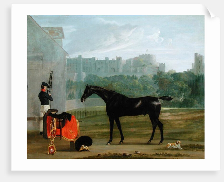 Outside the Guard House at Windsor by Edmund Bristow