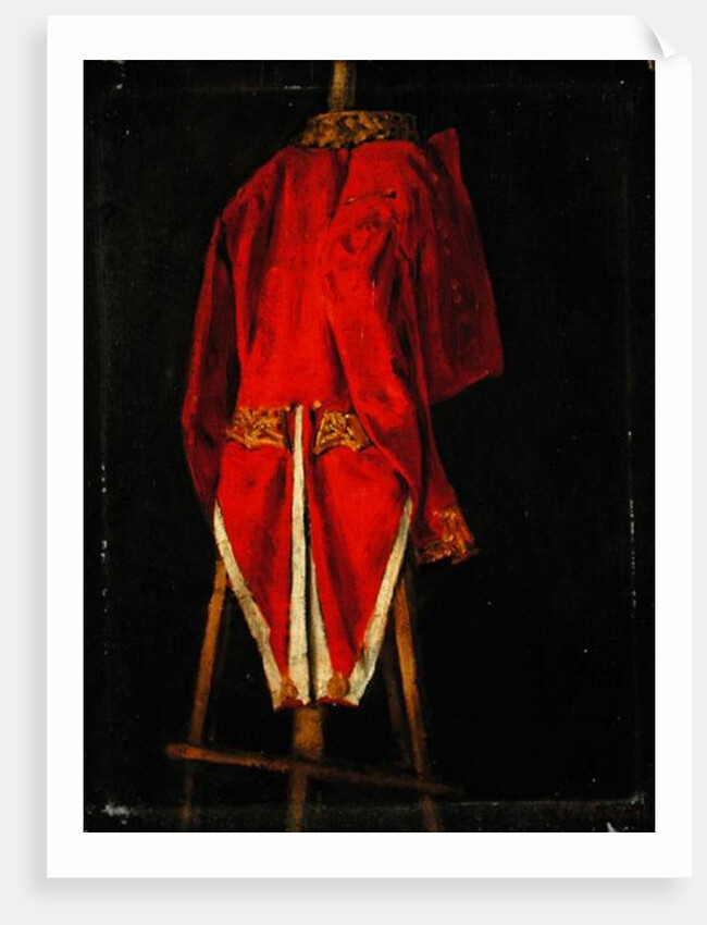 Study of a Coat belonging to John Fane 11th Earl of Westmorland by Joseph Edgar Boehm