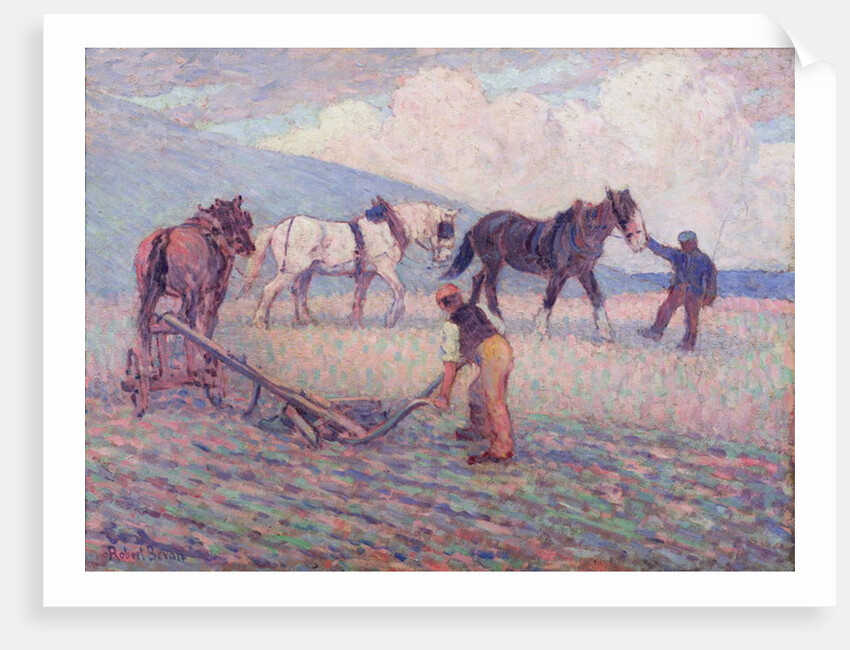 The Turn-Rice Plough, c.1909 by Robert Polhill Bevan