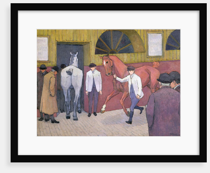 The Horse Mart by Robert Polhill Bevan