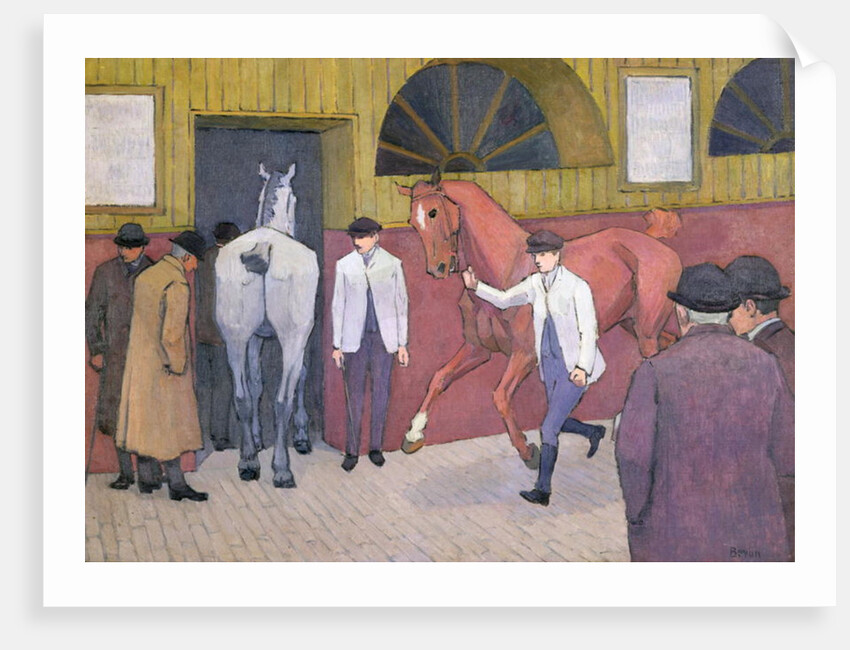 The Horse Mart by Robert Polhill Bevan