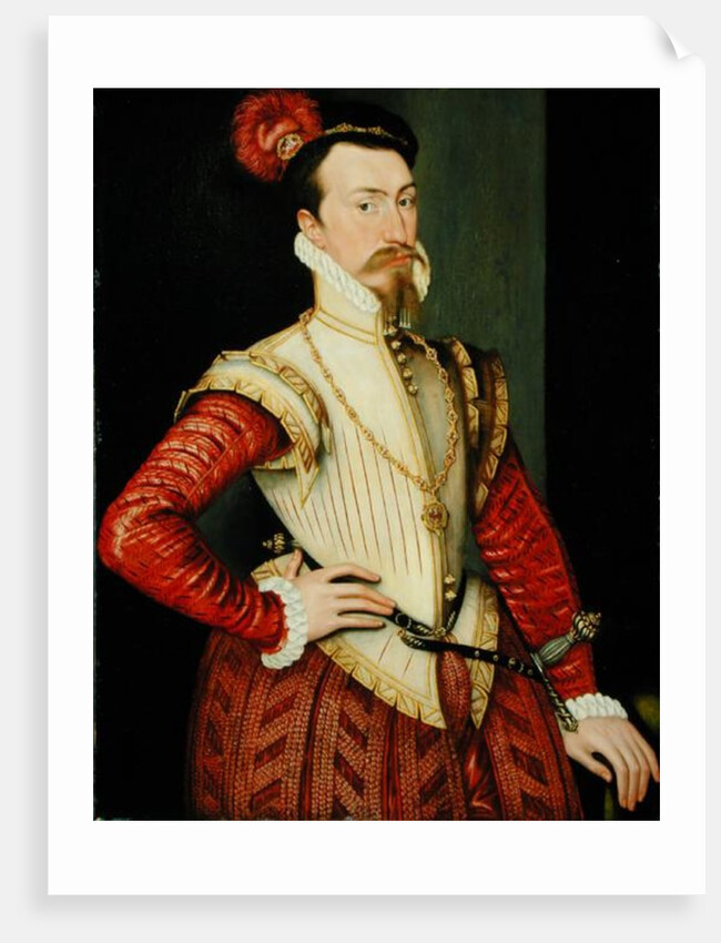 Robert Dudley 1st Earl of Leicester, c.1560s by or Muelen Steven van der Meulen