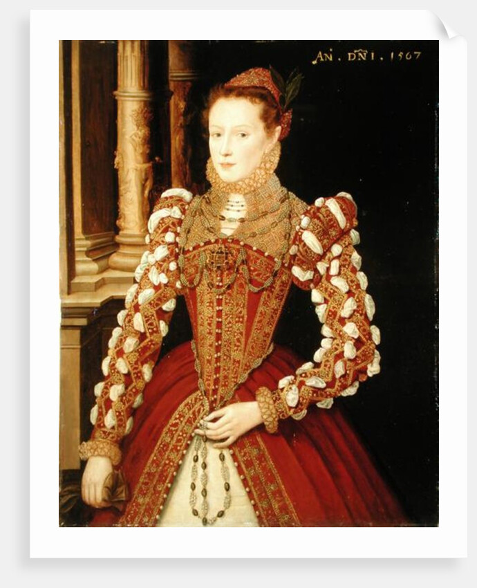 Portrait of a Woman, 1567 by English School