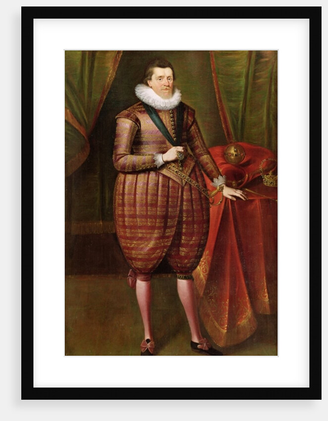 James VI of Scotland and I of England, c.1618 by Paul van Somer