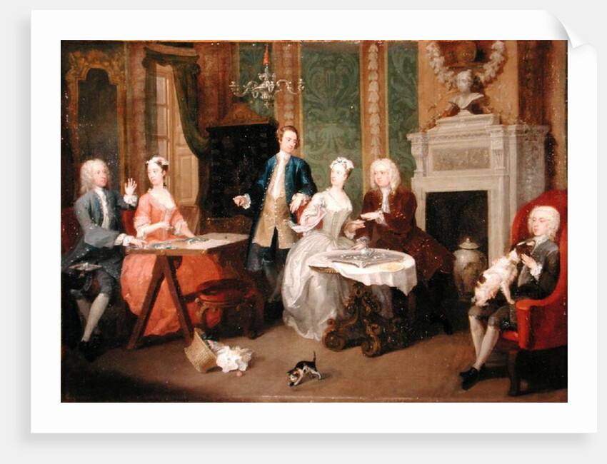 Portrait of a Family, 1730s by William Hogarth