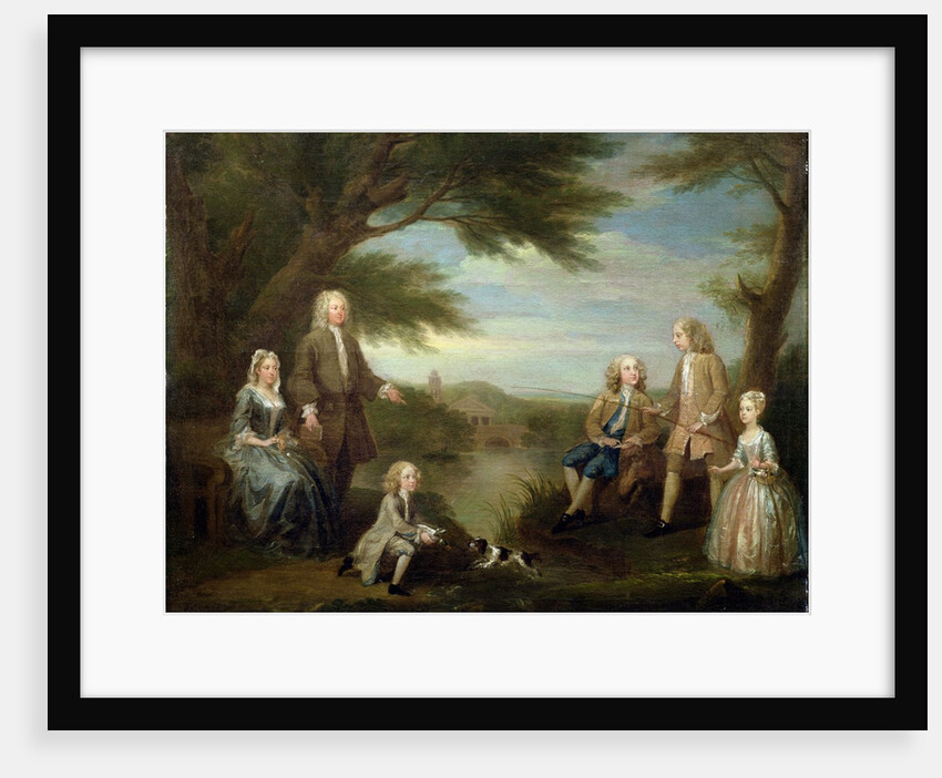 John and Elizabeth Jeffreys and their Children, 1730 by William Hogarth