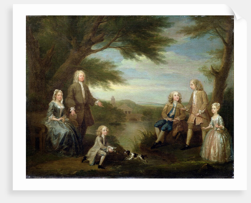 John and Elizabeth Jeffreys and their Children, 1730 by William Hogarth