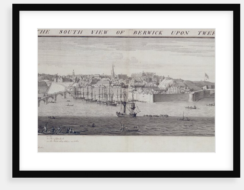 The South View of Berwick Upon Tweed, c.1743-45 by Nathaniel and Samuel Buck