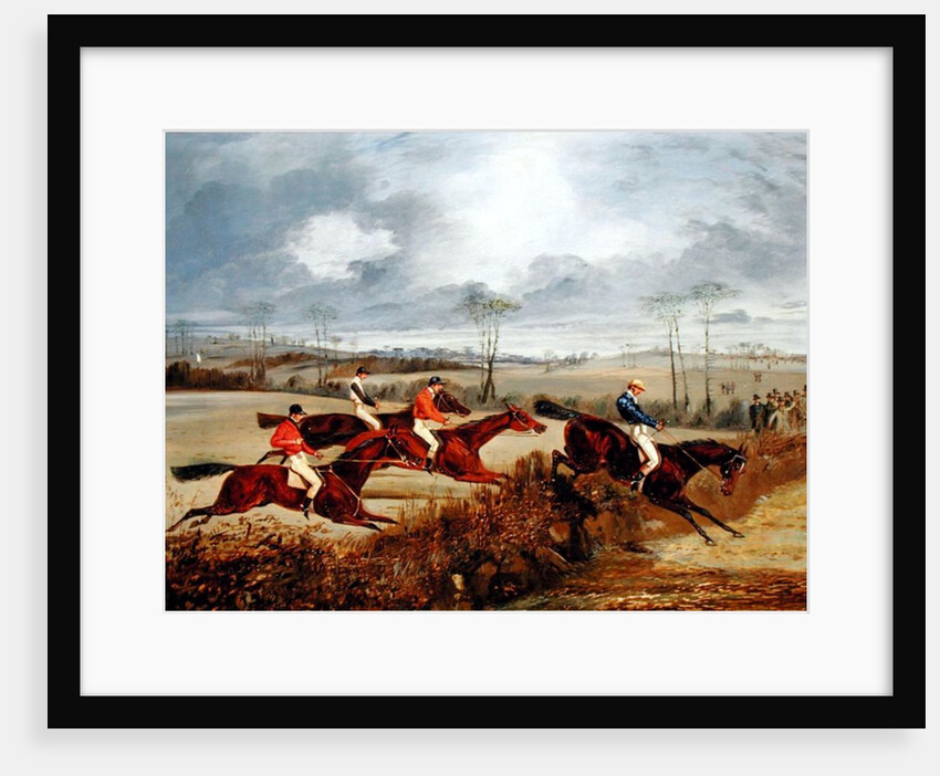 A Steeplechase, Near the Finish by Henry Thomas Alken