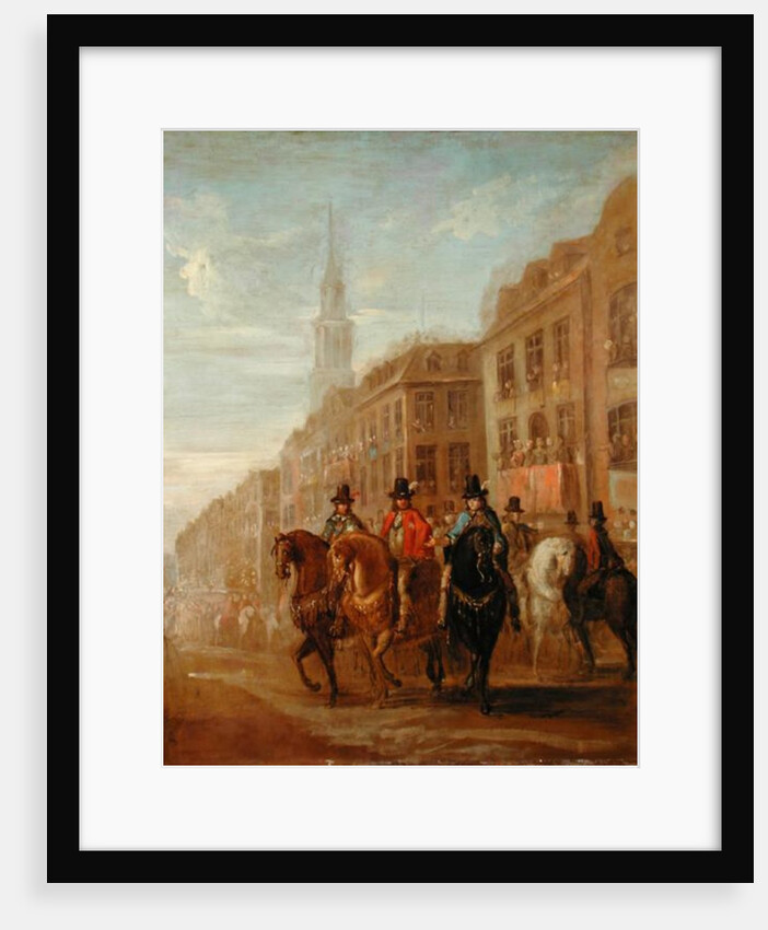 Restoration Procession of Charles II at Cheapside, c.1745 by William Hogarth