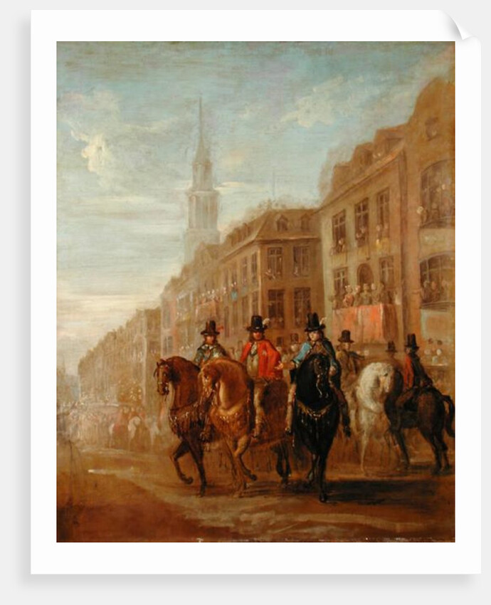 Restoration Procession of Charles II at Cheapside, c.1745 by William Hogarth