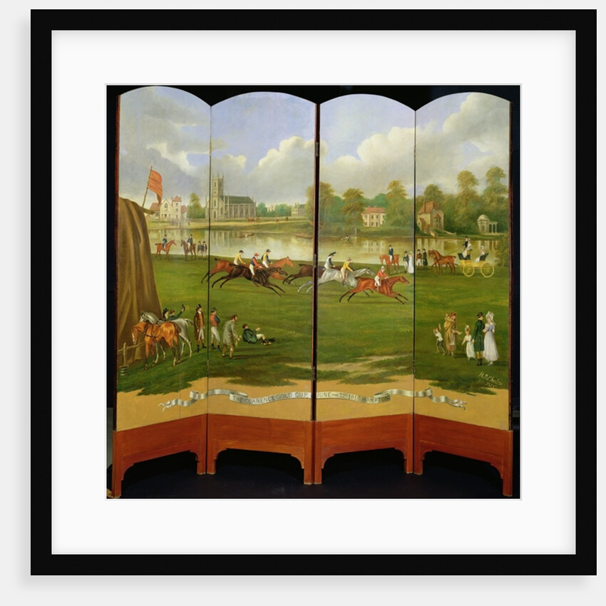 The Start of the Race for the Clarence Gold Cup at Hampton, Wednesday 21st June, 1815 by Henry Bernard Chalon