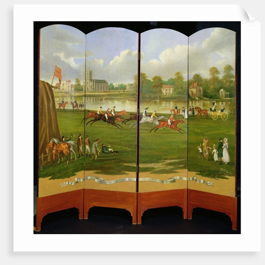 The Start of the Race for the Clarence Gold Cup at Hampton, Wednesday 21st June, 1815 by Henry Bernard Chalon