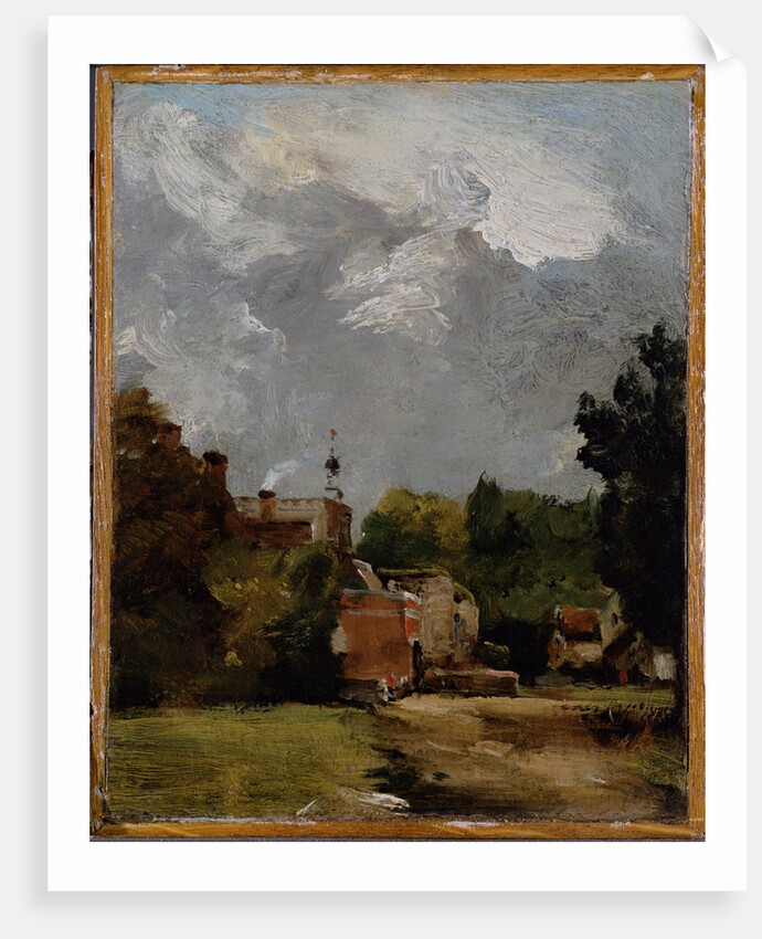 East Bergholt Church from Church Street by John Constable