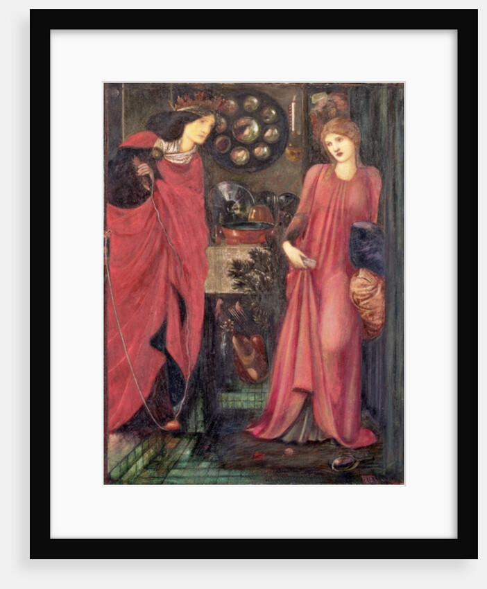 Fair Rosamund and Queen Eleanor by Sir Edward Coley Burne-Jones