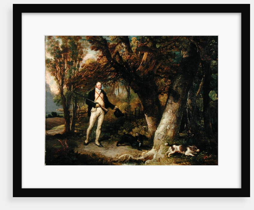 Portrait of the Rev. Thomas Levett and Favourite Dogs, Cock-Shooting, 1811 by James Ward