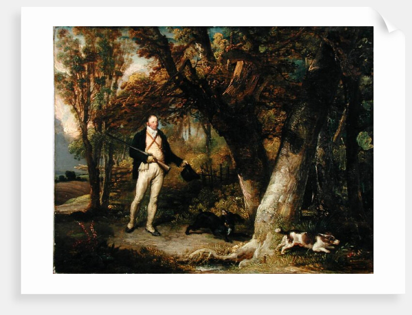 Portrait of the Rev. Thomas Levett and Favourite Dogs, Cock-Shooting, 1811 by James Ward