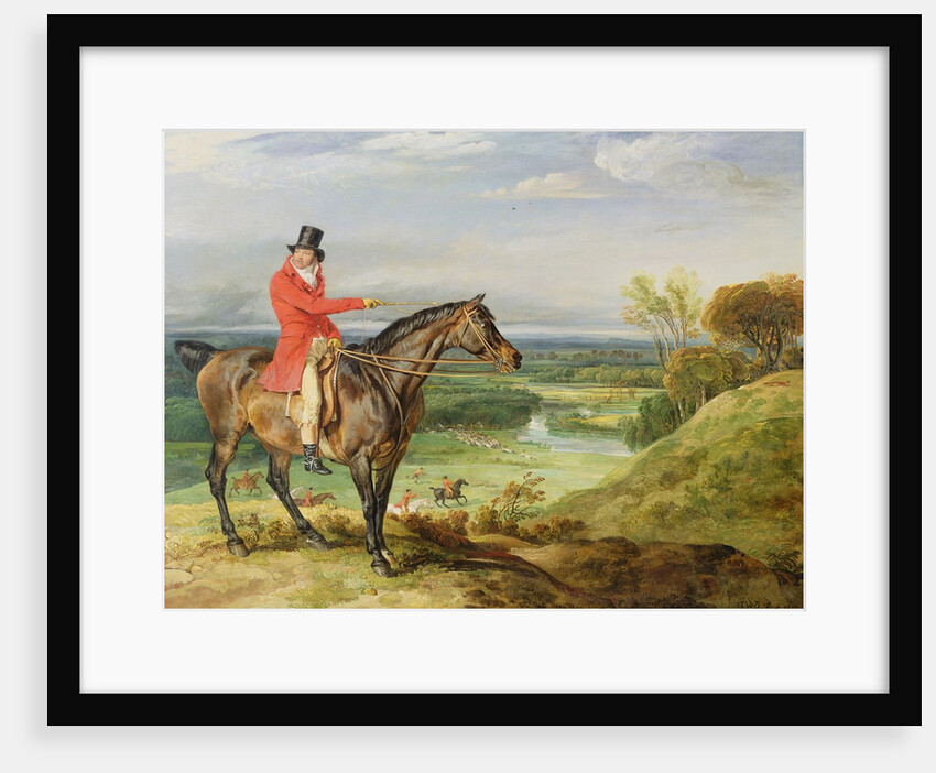 John Levett hunting in the Park at Wychnor, Staffordshire, 1814-18 by James Ward