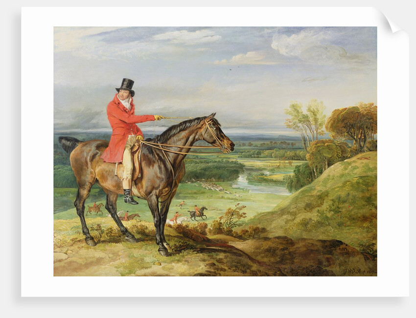 John Levett hunting in the Park at Wychnor, Staffordshire, 1814-18 by James Ward