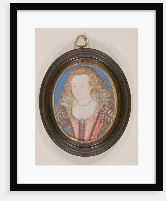 Elizabeth Queen of Bohemia Daughter of James 1st of England, c.1605-15 by Nicholas Hilliard
