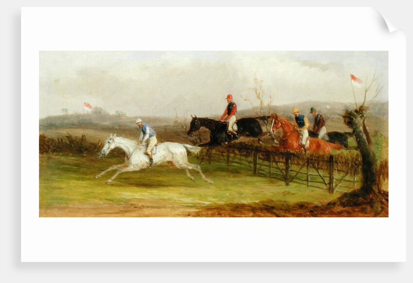 Steeplechasing: The Brook by William Joseph Shayer