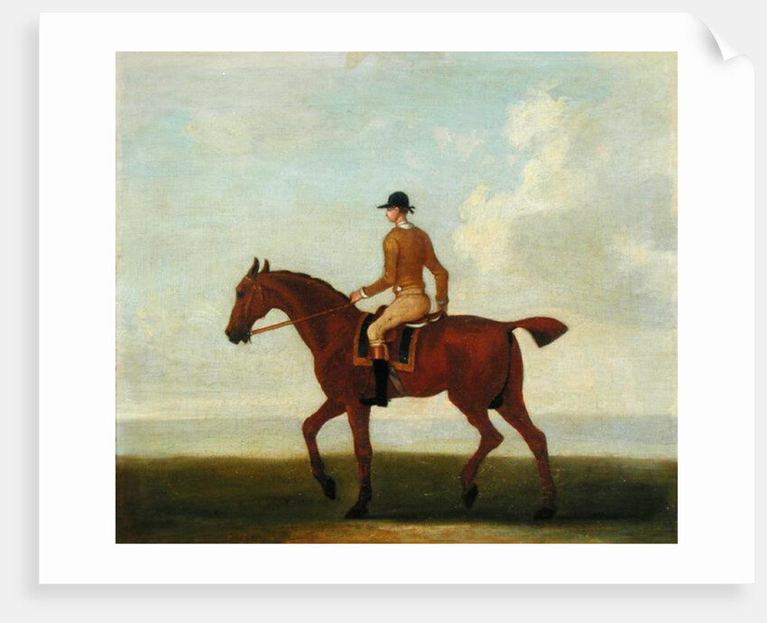 A Chestnut Racehorse with Jockey Up, c.1730 by James Seymour