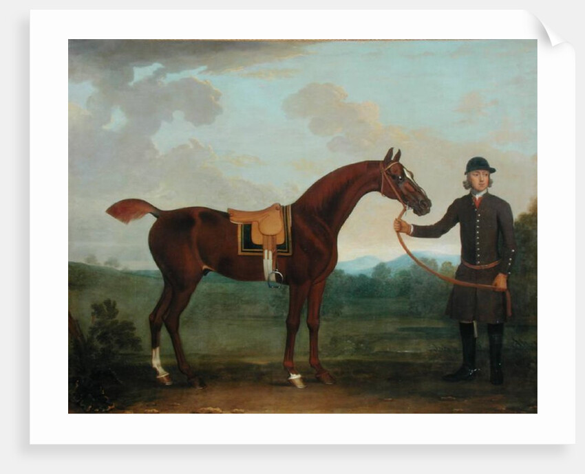 Old Fox held by a Groom by James Seymour