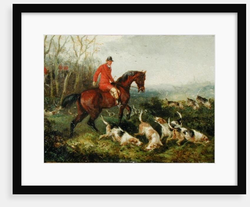 Foxhunting: At Cover by William Joseph Shayer