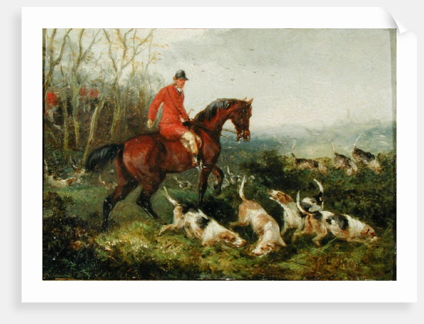 Foxhunting: At Cover by William Joseph Shayer