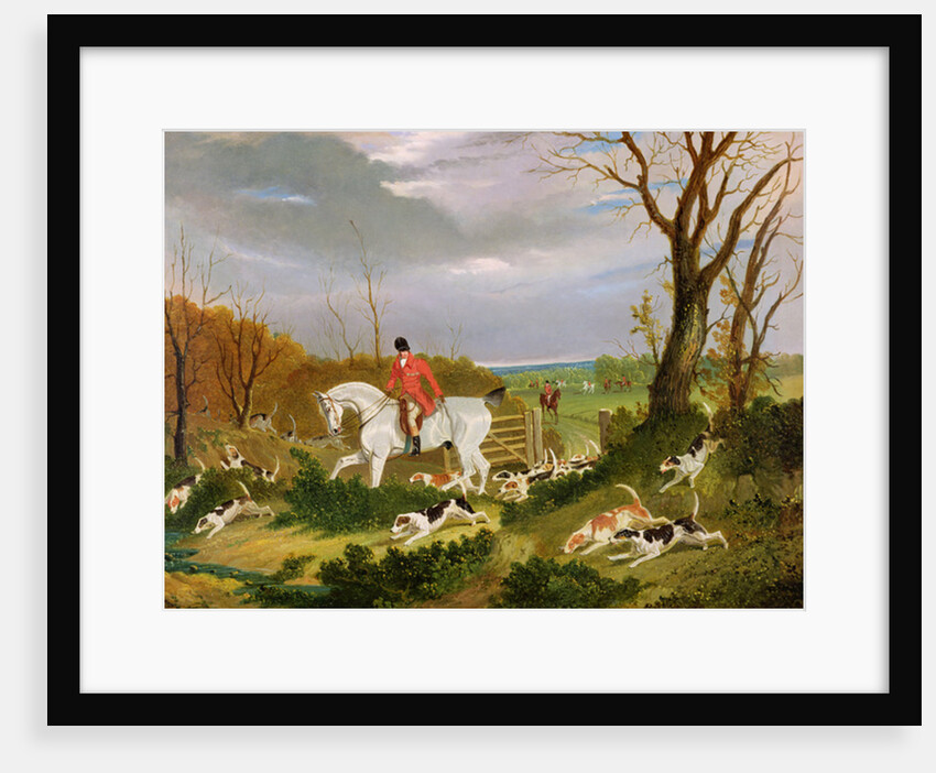 The Suffolk Hunt - Going to Cover near Herringswell by John Frederick Herring Snr