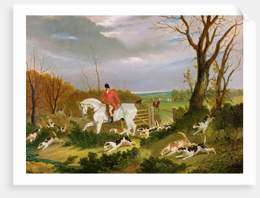 The Suffolk Hunt - Going to Cover near Herringswell by John Frederick Herring Snr