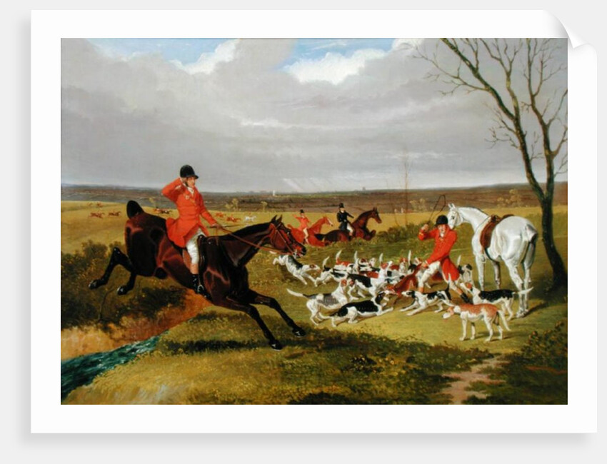 The Suffolk Hunt - The Death by John Frederick Herring Snr
