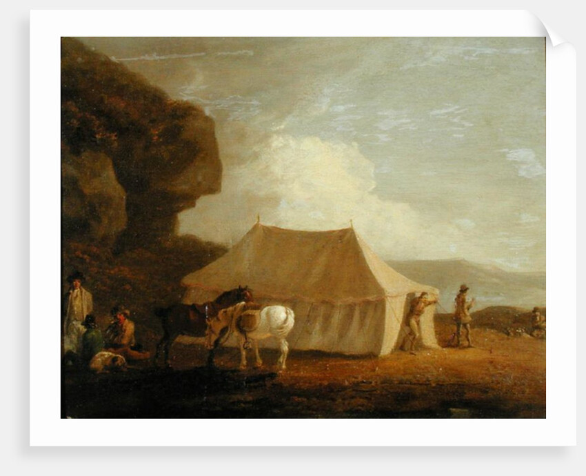 The Shooting Party by Julius Caesar Ibbetson