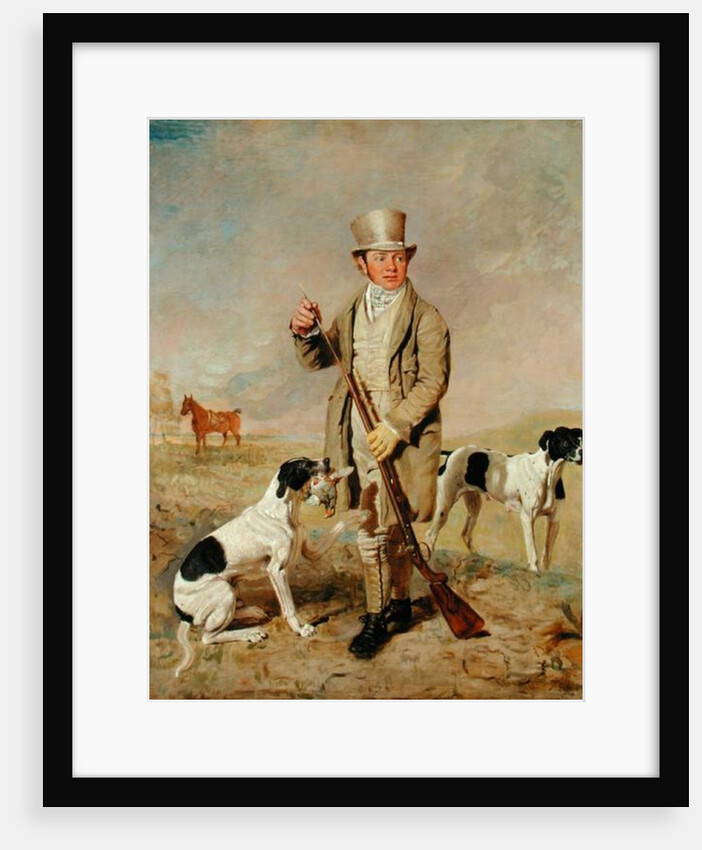 Richard Prince, with Damon, the late Colonel Mellish's Pointer by Benjamin Marshall