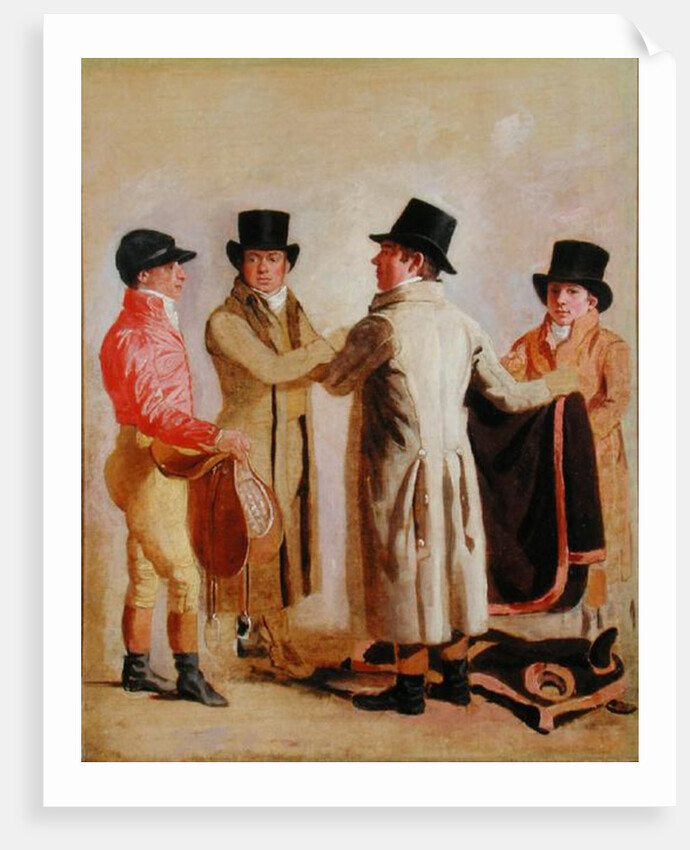 Frank Buckle, John Wastel, Robert Robson and a Stable Lad by Benjamin Marshall